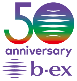 b-ex50周年ロゴ